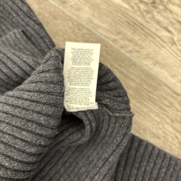 CABI Cocoon Cardigan Slouchy Ribbed Knit Minimalist Lagenlook Slate Gray S - Picture 8 of 12